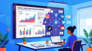 Social Media Optimization Service improving engagement and online marketing performance