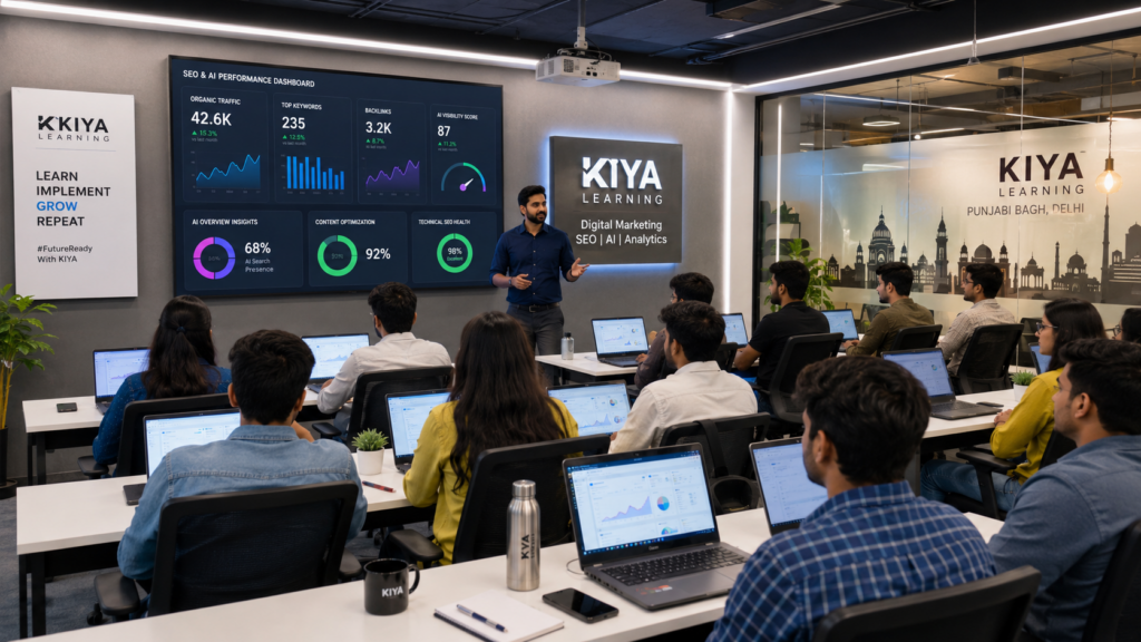 Professional Google Ads Training Classroom in Punjabi Bagh Delhi